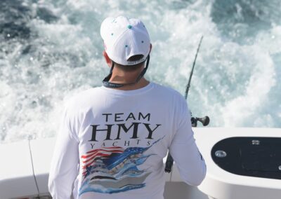 Artist D Friel Connected By Water and Team HMY Yachts